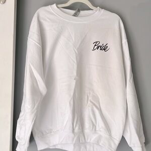 White 'Bride' Sweater
